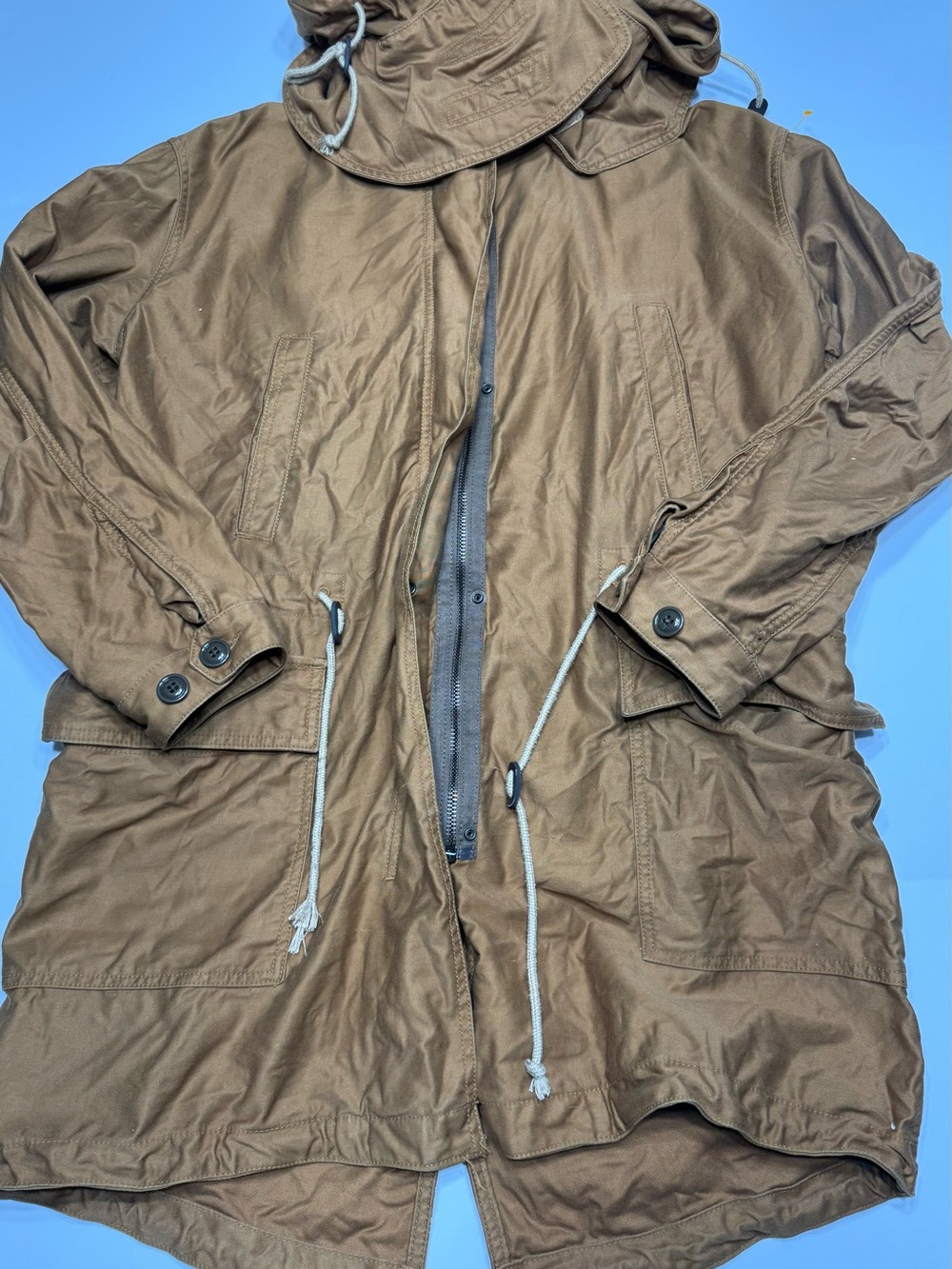 GAP Brown Hooded Military Field Parka